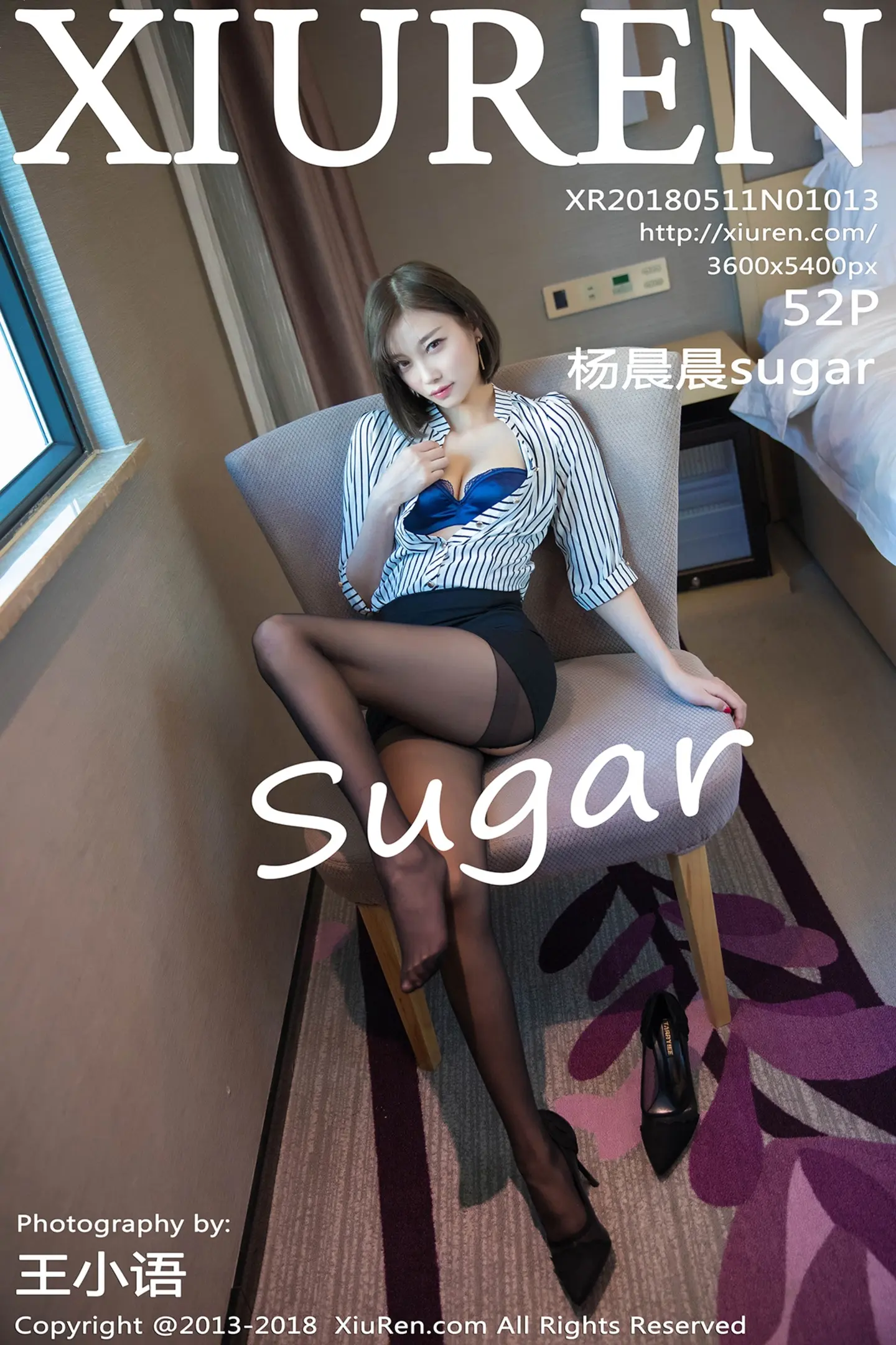 [XiuRen秀人网]No.1013_甜美女神杨晨晨sugar职场女性短裙配黑丝袜妩媚性感写真52P-秀人网 - XiuRen.Xyz